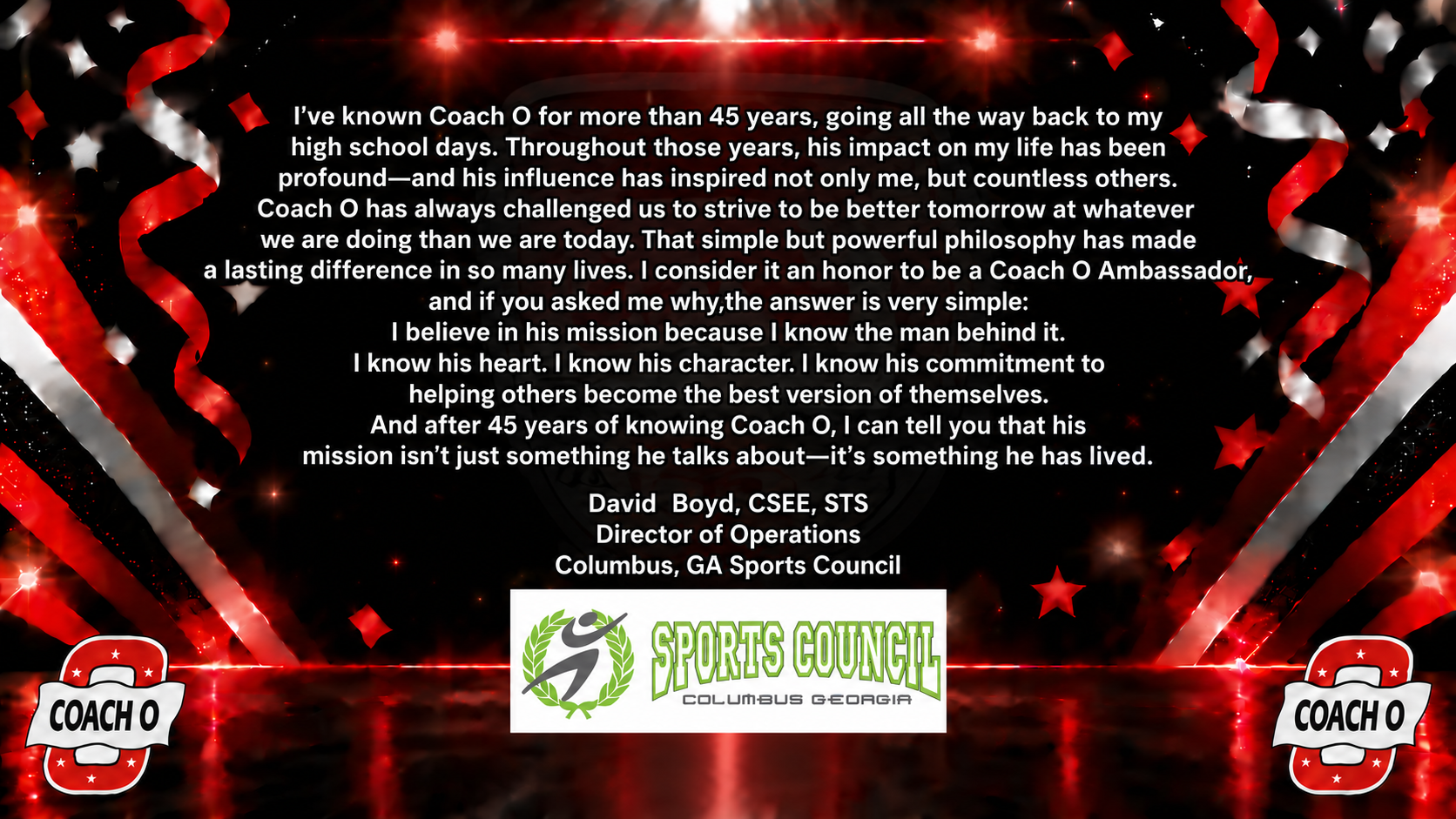 David Boyd testimonial