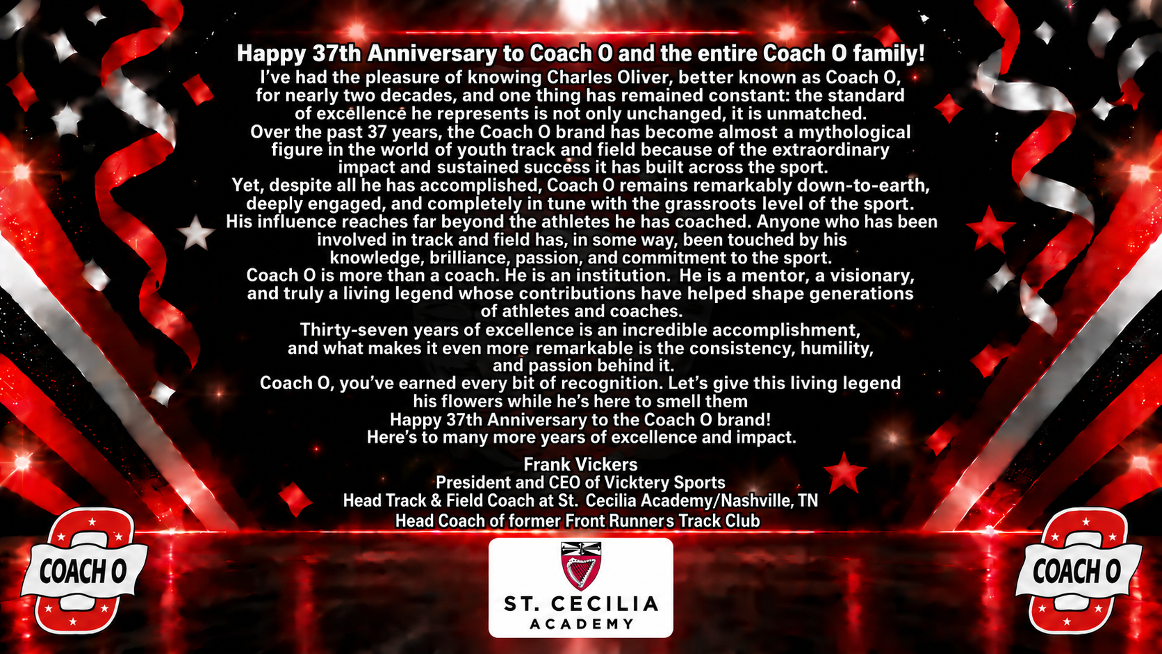 Frank Vickers testimonial